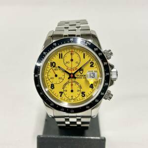 TUDOR 79260 Chronotime Tiger Prince Date Woods Chronograph Yellow チュードル プリンスデイト クロノタイム タイガー オートマ