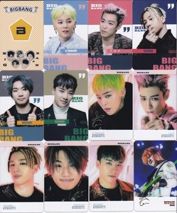 ☆New！■BIGBANG/ビッグバン■写真付【透明カード25枚】☆韓国G-DRAGON/TOP/テソン/テヤン/スンリ