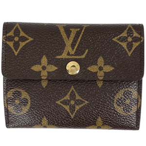 ルイ・ヴィトン Louis Vuitton ラドロー カード入れ 二つ折り カードケース モノグラム ブラウン M61927 レディース 【中古】