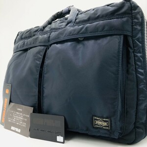 1円●極美品●PORTER ポーター ヘッドポーター タンカー ビジネスバッグ ブリーフケース ショルダーバッグ リュック ブラック 3way メンズ