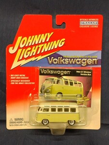 ジョニーライトニング 1/64 64年型 フォルクスワーゲン 21 ウィンドウ サンバ バス JOHNNY LIGHTNING Volkswagen 21 Window Samba Bus