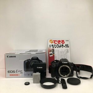 【ジャンク品】Cannon　キヤノン　EOSkiss X3 EF-S18-55 IS デジタル一眼レフカメラ　240524SK510430