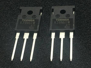 東芝　パワーMOSFET　TK39N60W　600V　38.8A　2個