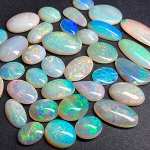 1円〜!!遊色効果!!◆天然オパールおまとめ100ct◆j 約20g ルース 裸石 宝石 ジュエリー jewelry opal w5マ108