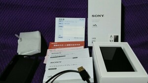 美品 SONY/ソニー WALKMAN/ウォークマン 32GB NW-A306 デジタルメディアプレーヤー ブラック+シリコンケース付き