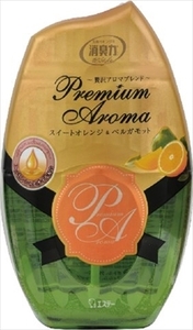 まとめ得 玄関・リビング用消臭力 Premium Aroma スィートオレンジ＆ベルガモット 芳香剤・部屋用 x [16個] /h