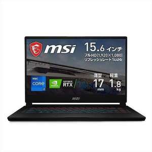 ◆新品未開封 MSI 15.6型ノートPC Stealth-15M-B12UE-012JP [144Hz液晶/Core i7-1280P/GeForce RTX 3060/16GB/SSD512GB/Win11] 1台限り