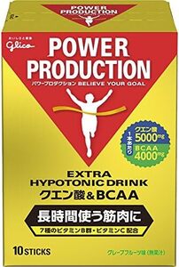 単品 EXハイポトニックドリンク クエン酸&BCAA グレープフルーツ味 1袋 12.4g 10本入り 計量不要 パントテン酸 葉