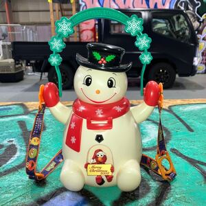 【A-51】ユニバ ユニバーサルスタジオジャパン雪だるま スノーマン SnowManエルモ セサミストリート ネックストラップChristmas Xmas 2008