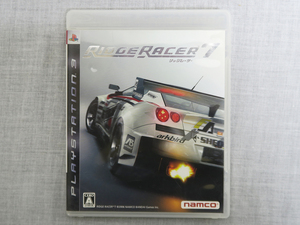 098【PS3ソフト 動作確認済】 RIDGE RACER 7 リッジレーサー プレステ3 ゲームソフト PlayStation3 中古 良品