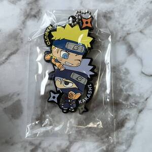 NARUTO ナルト 疾風伝 ラバーマスコットでツーマンセルだってばよ！ ラバーマスコット ラバーストラップ ラバスト ナルト & カカシ