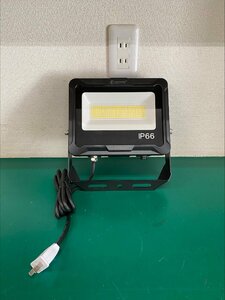 1円～展示品 投光器 LED 屋外 防水 60W 10200lm 超爆光 電球色 昼白色 新仕様 通気弁 結露防止 作業灯 スポットライト 工場 倉庫 外灯