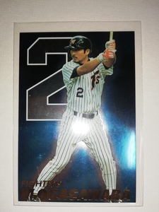 小笠原道大 01 カルビープロ野球チップス スペシャルカード　ラッキーカード交換品　日本ハムファイターズ