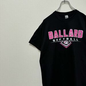 BALLARD ソフトボール　古着　Tシャツ　ギルダン　GILDAN