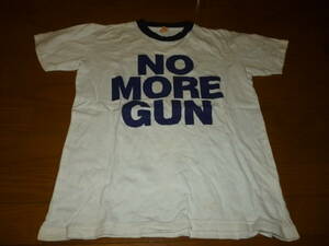 即決●NO MORE GUN Ｔシャツ　首リンガー　ＸＳ位