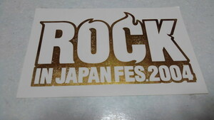 ▲　ROCK IN JAPAN FES.2004　【　ステッカー　】　※管理番号 ch274