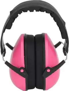 防音イヤーマフ、騒音低減安全イヤーマフ、21DB シューター聴覚保護 ピンク