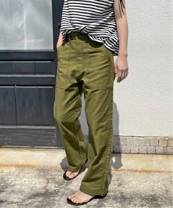 Spick & Span GUNG HO ガンホー FATIGUE TROUSER M カーキ カーゴパンツ パンツ ツイル素材イージーカーゴパンツ 