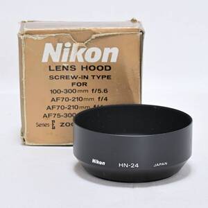 NIKON メタルレンズフード HN-24 元箱有