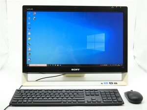 WEBカメラ/中古/WIN10/21型タッチパネルワイド一体型/2世代i7/8GB/新品SSD512GB/SONY　VPCJ24AJ　HD7400M/ MS office2021搭載　送料無料