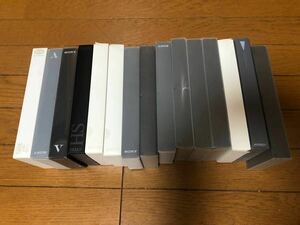 中古　VHSビデオテープ　15本セット　SONY/フジフィルムなど