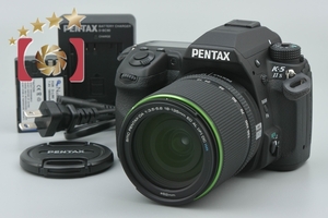 【中古】PENTAX ペンタックス K-5 IIs 18-135WR レンズキット シャッター回数僅少