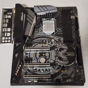 ASRock Z390 Taichi IOパネル付属 LGA1151 ATXマザーボード 第8・9世代CPU対応 最新Bios 動作確認済 PCパーツ