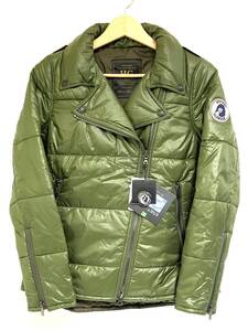 HYSTERIC GLAMOUR サイズFREE 2AB-6560 PRIMALOFT タグ付 中綿 ライダース ダークグリーン カーキ プリマロフト ジャケット