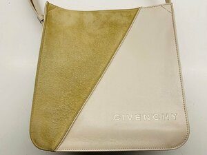 GIVENCHY　ジバンシィ　スエード　牛革　レザー　セミショルダー　文字ロゴ