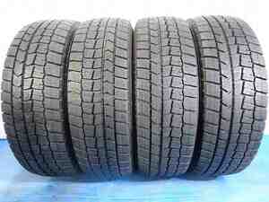 【福島発】195/65R16 92Q★8-8.5分山 ダンロップ WINTER MAXX WM02 2020年製 4本価格 スタッドレス【送料無料】FUK-D10160★冬