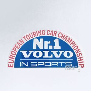 ボルボ ETCC Nr.1 VOLVO IN SPORT ステッカー エンブレム 240 ターボ ETCC 1985 レプリカ　/ rデザイン ポールスター 850 940 エステート