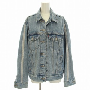 リーバイスプレミアム Levis PReMIUM Gジャン ジージャン デニムジャケット ビジュー ストーン M 青 ブルー PC9-72749-0000 /TK レディース