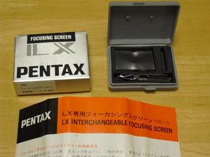 未使用 PENTAX ペンタックス SC-21 FOCUSING SCREEN LX用 スプリット マイクロマット フォーカシングスクリーン