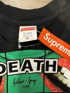 新品未使用 シュプリーム SUPREME 19SS Gilbert & George Death Tee XL ギルバートアンドジョージ コラボ アーティスト Tシャツ