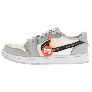 ナイキ×AIR JORDAN 1 LOW OG ディオール エアディオール エアジョーダン1ロー ローカットスニーカー グレー US6.5/24.5cm CN8608-002