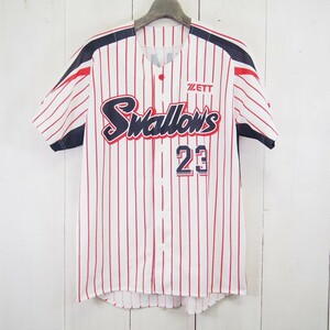 ゼット ZETT プロ野球 東京ヤクルトスワローズ 前開き応援ユニフォーム(XL)背番号23/山田哲人