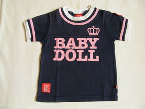 ★BABY DOLL ベビードール★　90cm　紺色　半袖Ｔシャツ