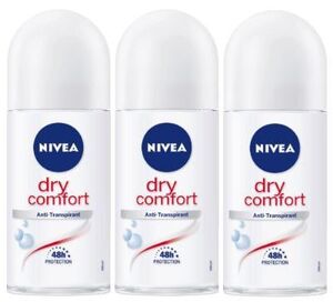 送料込 3本セット Nivea ニベア デオドラント ロールオン Dry Comfort 50ml