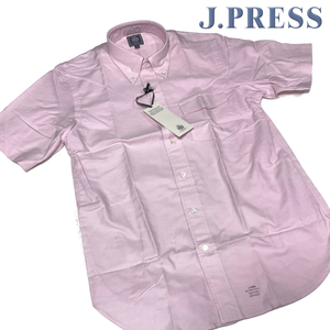 JP489M 新品 定番 J.PRESS ORIGINALS Jプレス 半袖シャツ ボタンダウン　ヴィンテージオックスフォード　アービングシャツ オンワード樫山