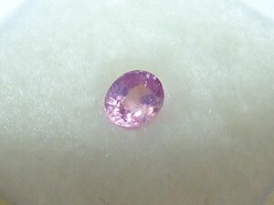 希少　非加熱　スリランカ産　天然ピンクサファイア　ルース　0.37ｃｔ　GIA鑑別付き　シルキーピンク　