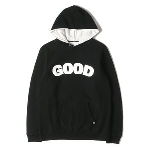 GOOD ENOUGH グッドイナフ パーカー サイズ:3 初売り限定 復刻モデル GOODロゴ スウェットパーカー GOOD E REVERSE HOODY 黒白