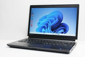 1円スタート ノートパソコン Windows11 WPS office搭載 dynabook R73 第7世代 Core i5 メモリ8GB SSD256GB 13.3インチ カメラ すぐ使える