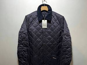 即決 新品 本物 Barbour バブアー LIDDESDALE リデスデイル キルティング ブルゾン ジャケット リッズデール ネイビー Mサイズ