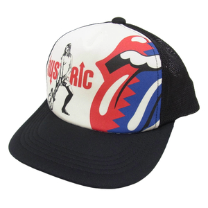 HYSTERIC GLAMOUR ヒステリックグラマー 24AW 02243QH09 ROLLING STONES ローリングストーンズ メッシュ キャップ 帽子【未使用】【中古】