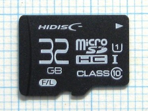 ★HIDISC micro SDHC メモリーカード ３２ＧＢ 中古★送料８５円・１８５円