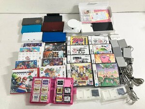 ★Nintendo 任天堂 DSi 3DS 3DSLL New3DS 本体 計6台 ソフト まとめ モンハン ポケモン カービィ どう森 妖怪ウォッチ ジャンク品 9.1kg★