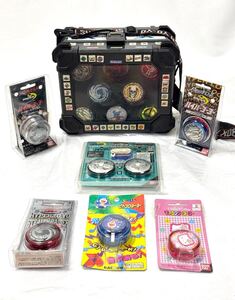 ● 【貴重】バンダイ ハイパーヨーヨー 未開封6個 / 中古6個 /スピナーズボックス ヘヴィ ケース メンテナンスキット / 283288 /16-8