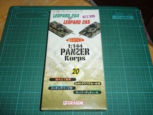 送料￥185~☆1/144 パンツァーコープ20 レオパルト2 A4 & レオパルド2 A5 ドラゴン DRAGON LEOPARD 2 ワールドタンクミュージアム