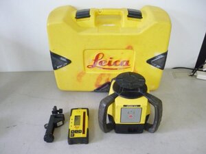 【ジャンク品】★Leica／ライカ★回転レーザーレベル★RUGBY 610★受光器付★通電確認のみ★破損あり★a2031