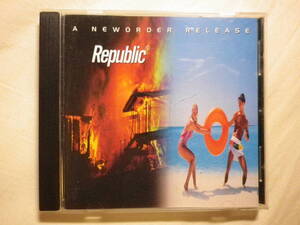 『New Order/Republic(1993)』(Quest/Warner Bros. 9 45250-2,USA盤,Regret,Ruined In A Day,Bernard Sumner)